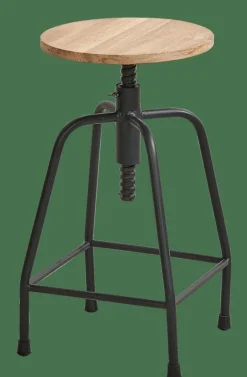 CASA NEW BEDFORD Tabouret Noir, Naturel* Tabourets|Tabourets De Bar