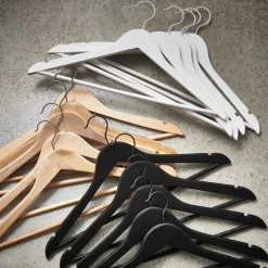 CASA NEW WOOD Cintres Set De 5 Noir* Cintres