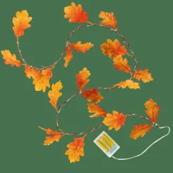 CASA OAK LEAF Guirlande Lumineuse Brun* Automne|Guirlandes Lumineuses