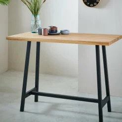CASA OAK SPLIT Table De Bar Naturel* Tables Hautes