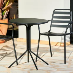 CASA OLAV Table Bistrot Noir* Tables Bistrot|Tables De Jardin