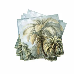 CASA PALMEN Set De 20 Serviettes Vert* Serviettes