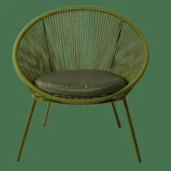 CASA PAPAYO Chaise Lounge Avec Coussin Vert* Fauteuils De Jardin