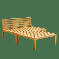 CASA PAULETTE Banc Lounge Naturel* Salon De Jardin