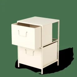 CASA PHARMA Armoire à 2 Tiroirs Sable* Commodes