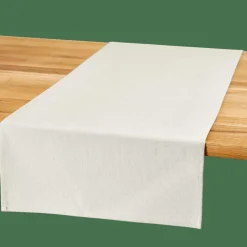 CASA RECYCLE Chemin De Table Blanc Cassé* Nappes