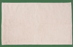 CASA RECYCLE Tapis De Bain 50x80 Crème* Tapis De Bain