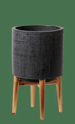 CASA SCURO Pot De Fleurs Noir* Pots De Fleurs|Supports Pour Plantes