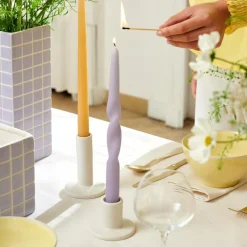 CASA SPIRAL Bougie S/3 Mauve* Bougies