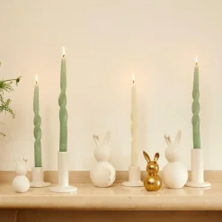 CASA SPIRAL Bougie Torsadée Vert* Bougies