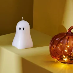 CASA SPOOKY Bougie Blanc* Halloween|Automne