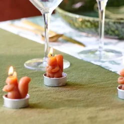 CASA SQUIRREL Bougies Chauffe-plat Set De 6 Brun* Porte-Bougies|Automne