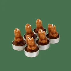CASA SQUIRREL Bougies Chauffe-plat Set De 6 Brun* Porte-Bougies|Automne