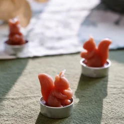 CASA SQUIRREL Bougies Chauffe-plat Set De 6 Brun* Porte-Bougies|Automne