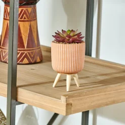 CASA STRIPE Pot à Suspendre Naturel* Porte-Plantes À Suspendre