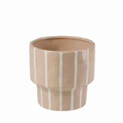 CASA STRIPES Pot De Fleurs Sable* Pots De Fleurs