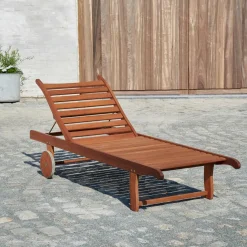 CASA SUN Chaise Longue Naturel* Chaises Longues