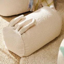 CASA TEDDY BUNNY Pouf Blanc Cassé* Poufs