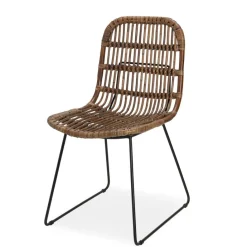 CASA TOBA Chaise De Salle à Manger Noir, Brun* Chaises De Salle À Manger