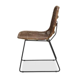 CASA TOBA Chaise De Salle à Manger Noir, Brun* Chaises De Salle À Manger