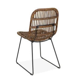 CASA TOBA Chaise De Salle à Manger Noir, Brun* Chaises De Salle À Manger