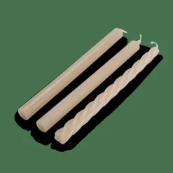 CASA TRIO Set De 3 Bougies Gris* Bougies