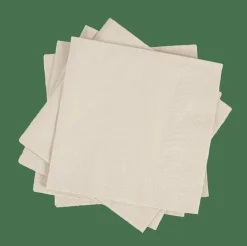 CASA UNI Set De 20 Serviettes Beige* Serviettes