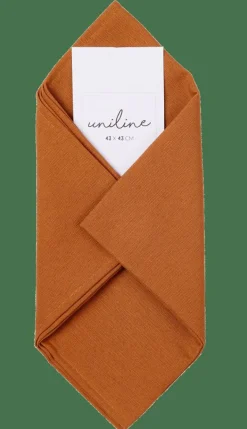 CASA UNILINE Serviette Brun* Serviettes