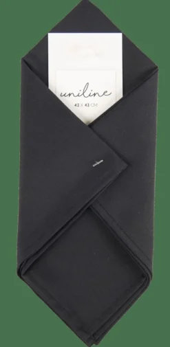 CASA UNILINE Serviette Noir* Serviettes