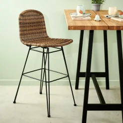 CASA VIENNA Chaise De Bar Naturel* Chaises De Bar|Chaises De Jardin