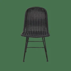 CASA VIENNA Chaise De Salle à Manger Noir* Chaises De Salle À Manger|Chaises De Jardin