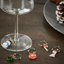 CASA X-MAS Marque Verre Set De 6 Multicolore* Cocktail Accessoires