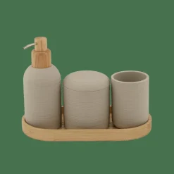 CASA YUKI Distributeur De Savon Naturel, Beige* Accessoires Lavabo