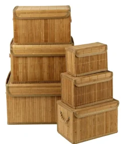 CASA ZEN Boîte De Rangement Avec Anses Naturel* Boîtes De Rangement