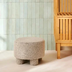 CASA ZENO Pouf Gris* Poufs